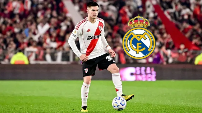 Mastantuono dejará River y será nuevo jugador del Real Madrid.