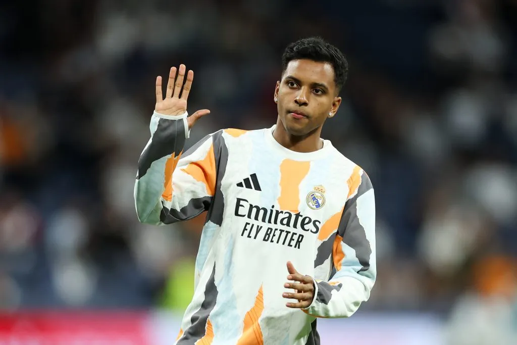 Rodrygo sería el elegido para salir del Real Madrid ante el inminente arribo de Mastantuono. (Foto: Getty).