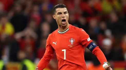 Cristiano festejó con Portugal en la Nations League.
