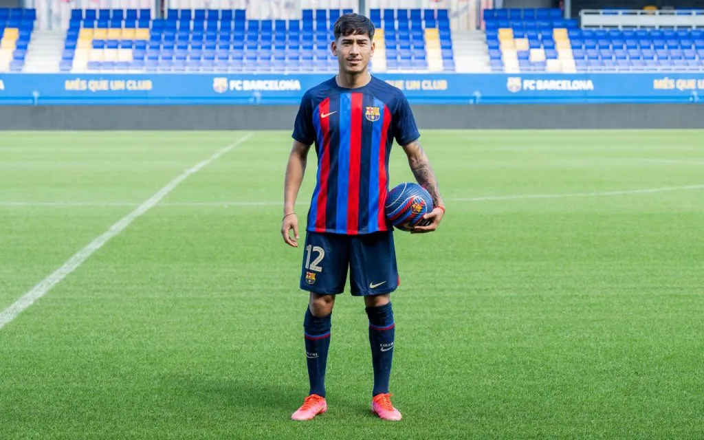 Román Vega jugó un año en Barcelona.