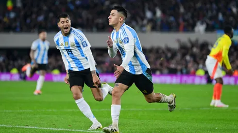 Thiago Almada puso el empate de Argentina.