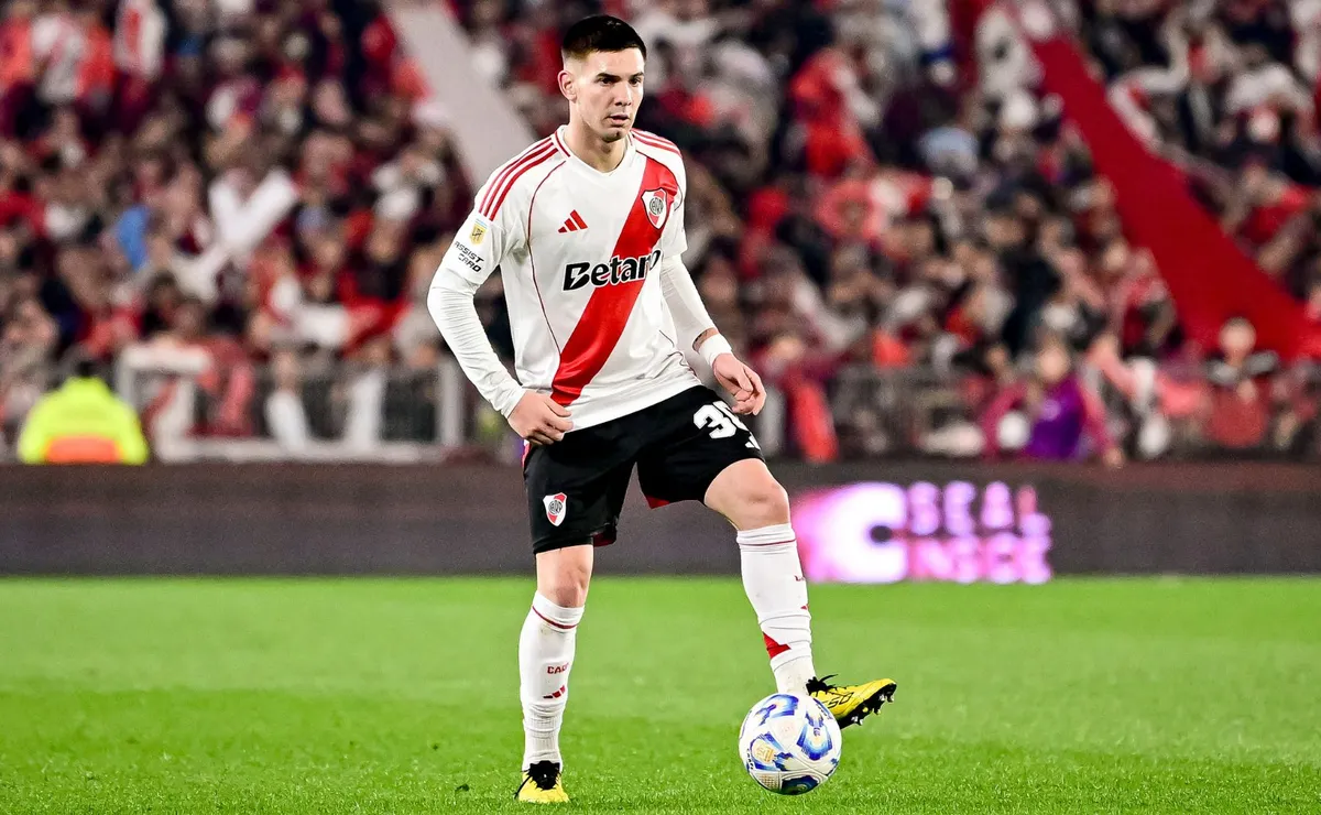 El tiempo que le queda a Mastantuono en River.