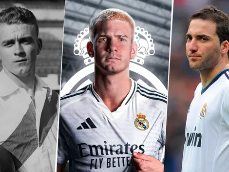 Mastantuono y 13 más: los futbolistas que jugaron en River y Real Madrid