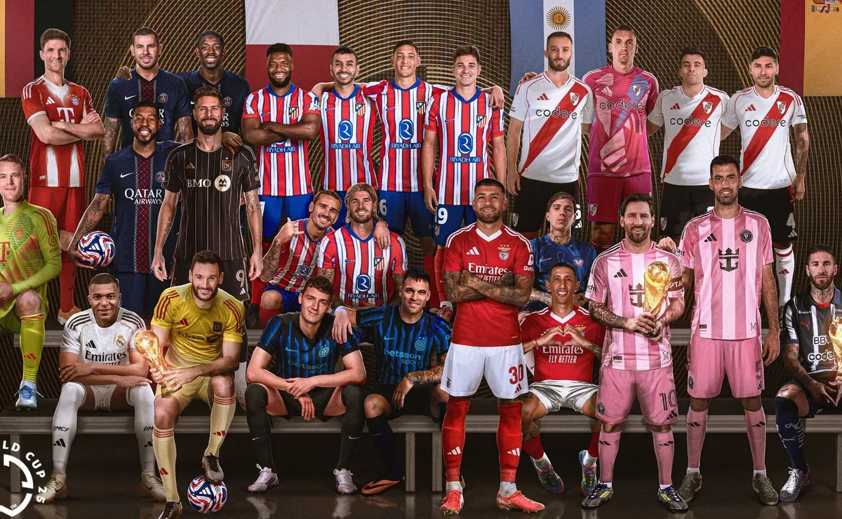 El póster de FIFA que River protagoniza.