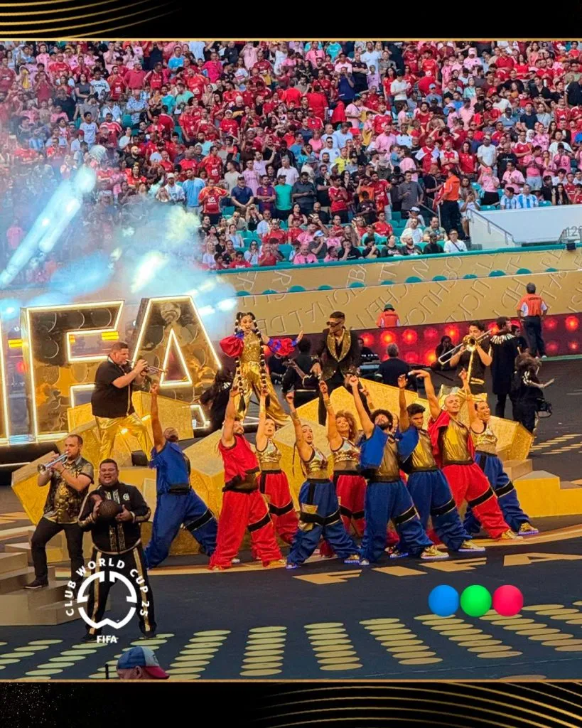 Ceremonia de apertura del Mundial de Clubes (Foto: Telefé).