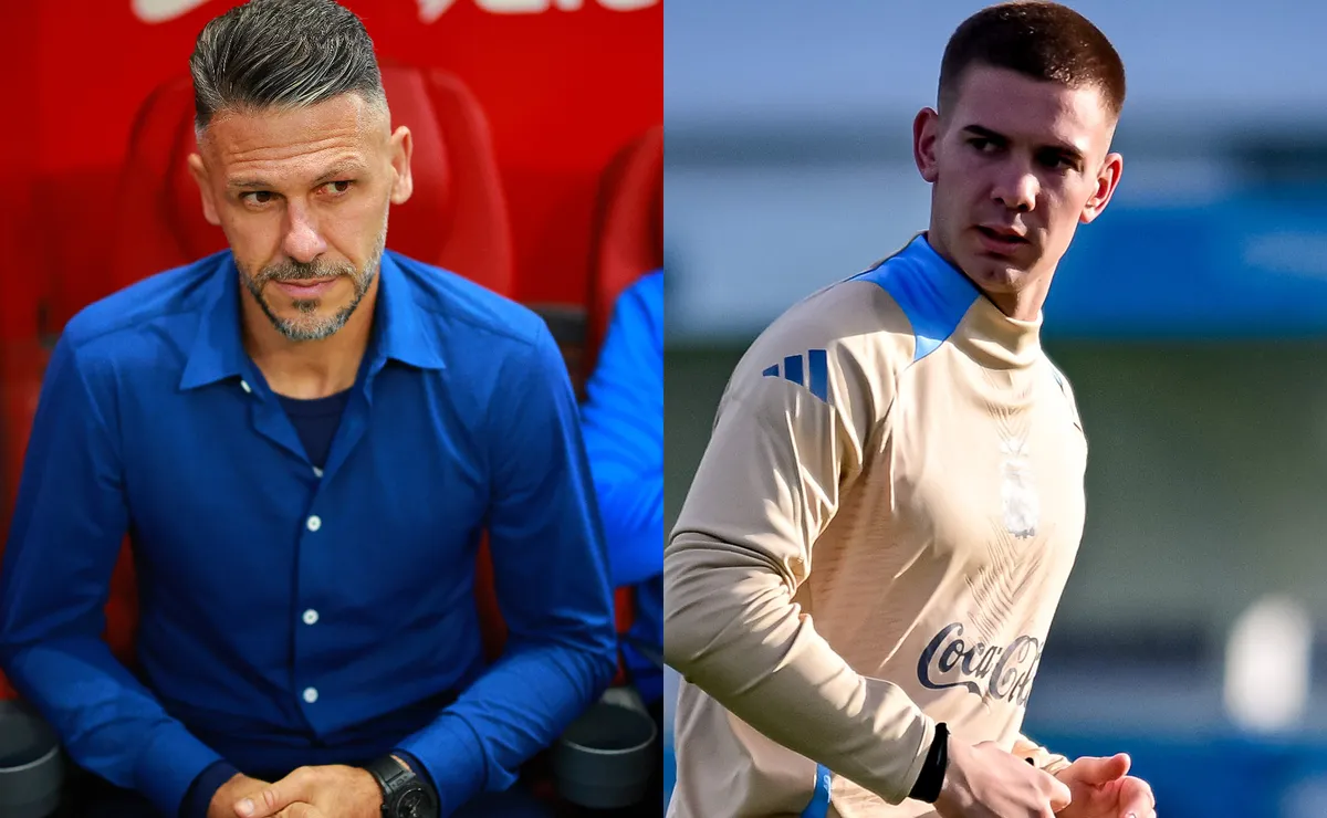 Demichelis habló de Mastantuono.