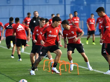 River volvió a entrenar con una sola cara nueva y algunas posibles bajas