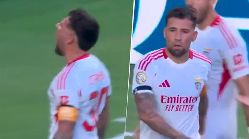 Otamendi tuvo un festjo eufórico contra Boca.