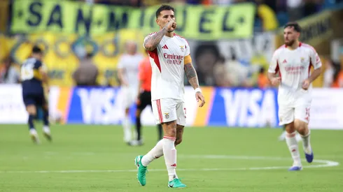 Otamendi se acordó de Boca tras su gol.