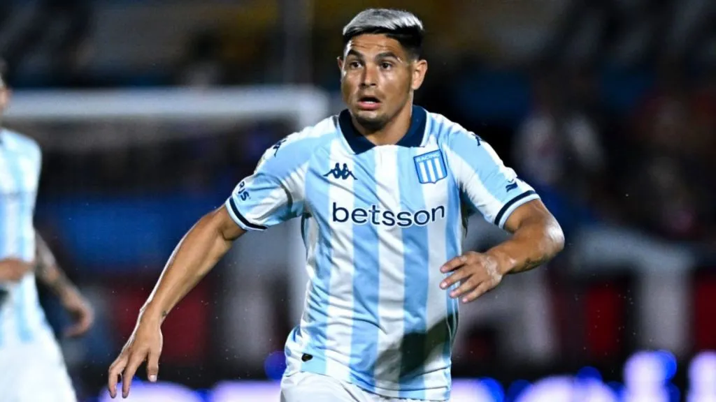 13 goles y 9 asistencias en 76 partidos, los números de Salas en Racing.