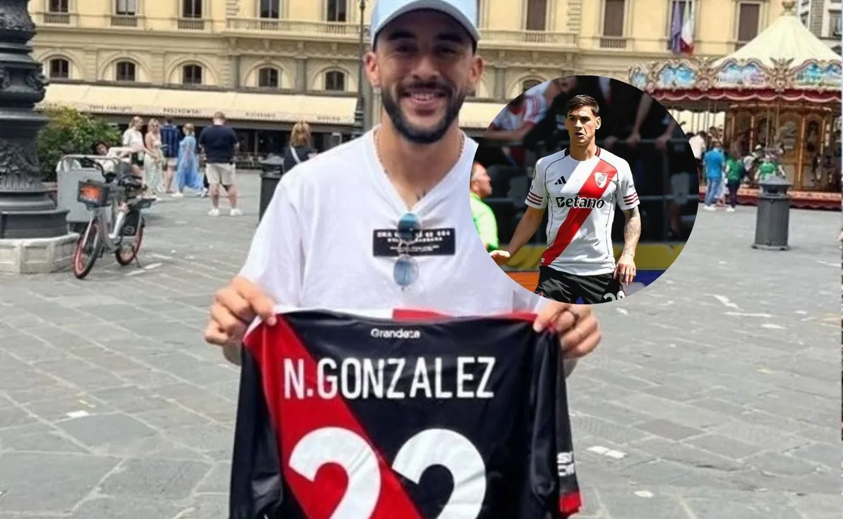 Nico González volvió a hacerle un guiño a River.