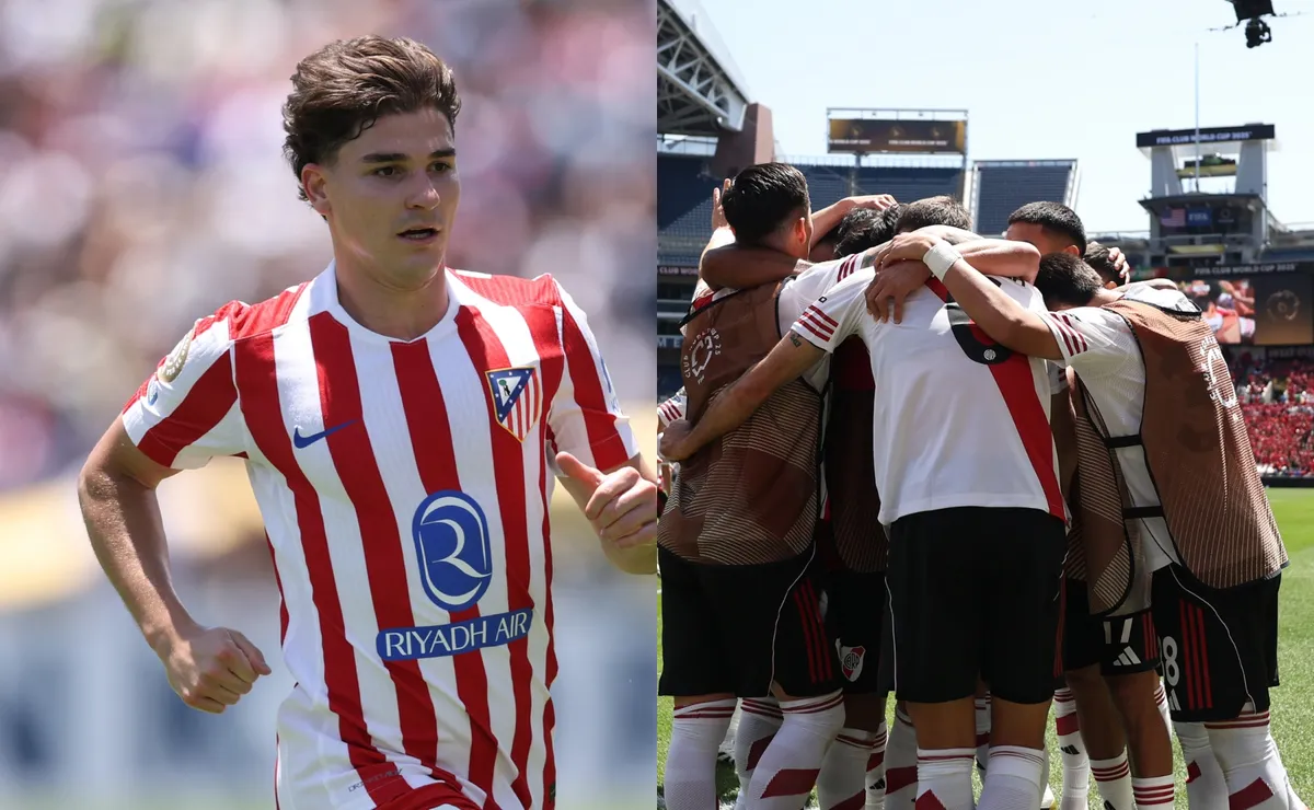 Julián Álvarez habló de River.