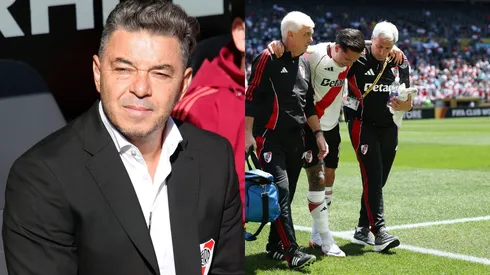 Gallardo se refirió a la lesión de Driussi.