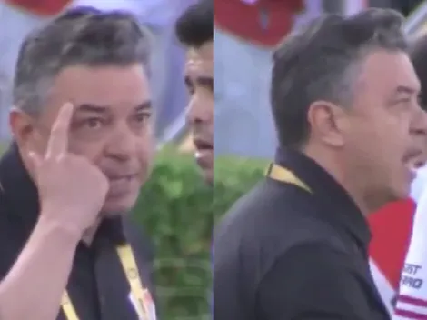 No se vio: el gesto de Gallardo a los jugadores vs. Monterrey