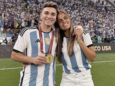 Julián Álvarez confirmó que será padre por primera vez: "Estamos muy contentos"