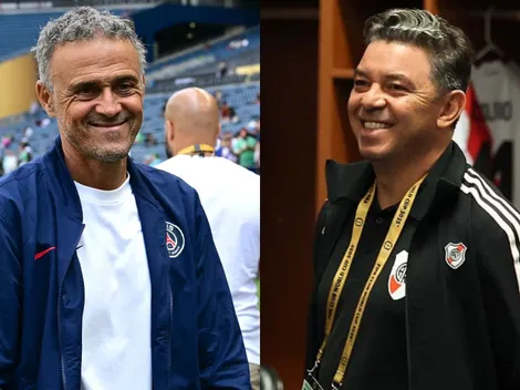 Luis Enrique, DT de PSG, habló maravillas de Gallardo por su trabajo en River