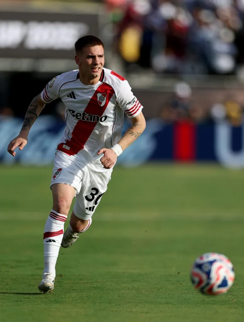 Mastantuono quiere irse de River en eliminatorias del Mundial. (Getty)