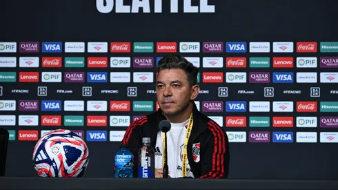 La conferencia de prensa de Gallardo antes de jugar con Inter.