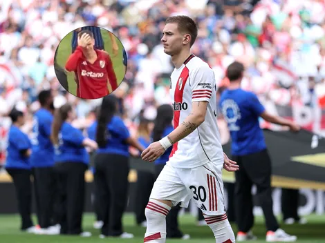 No se vio: Mastantuono se fue llorando tras su último partido en River