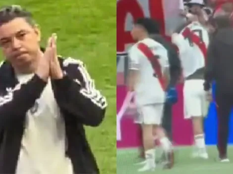 VIDEOS | No se vio: los gestos de Gallardo y Paulo Díaz con los hinchas