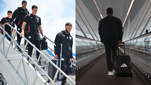 El plantel y el cuerpo técnico arribó al país.