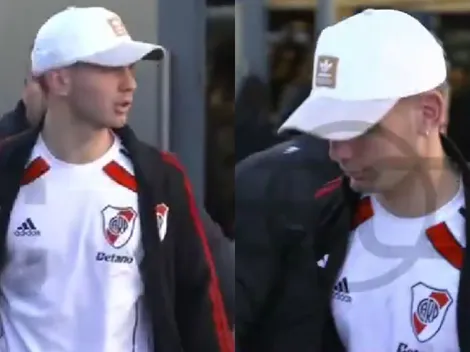 VIDEO | Así fue el regreso de Mastantuono al país: ¿última imagen como jugador de River?
