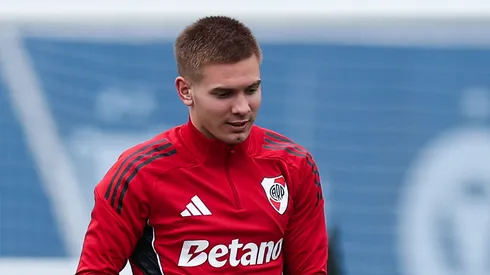 Mastantuono no entrena más en River.