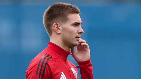 Mastantuono transita sus últimas semanas como jugador de River.