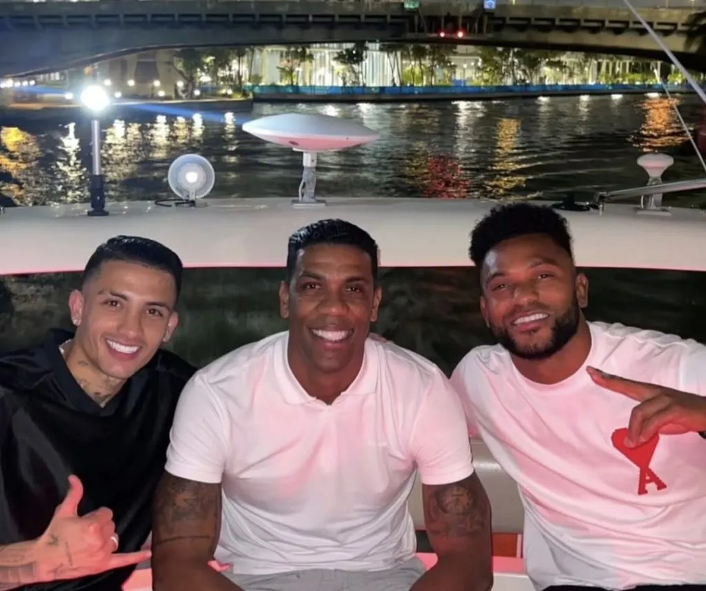 Borja vacacionó con Castaño en Colombia.