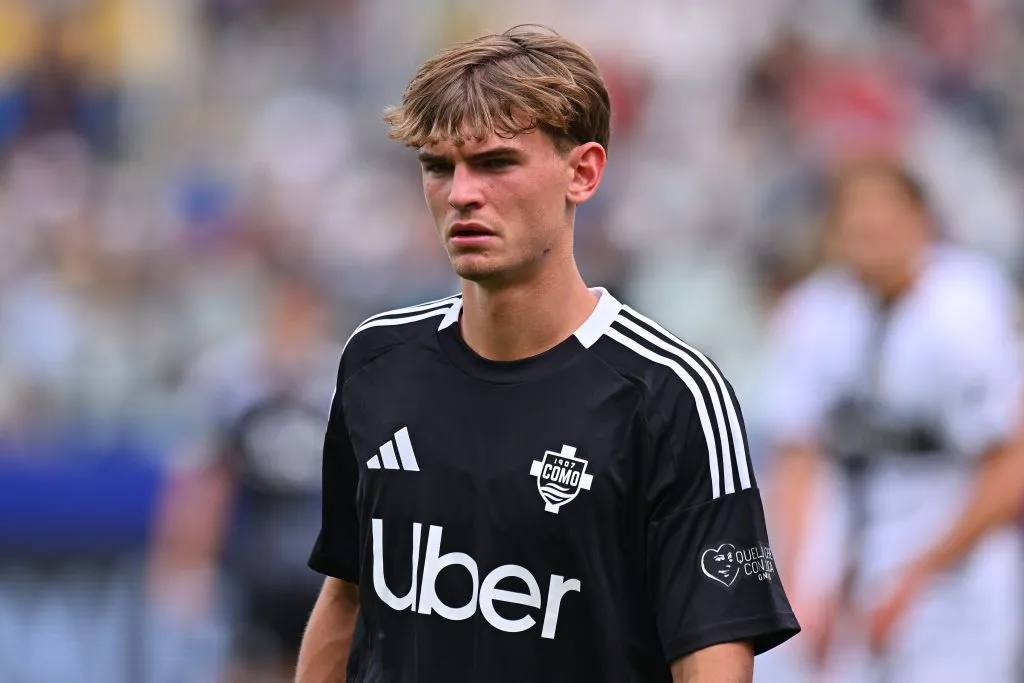 Nico Paz no volverá a España. (Getty)