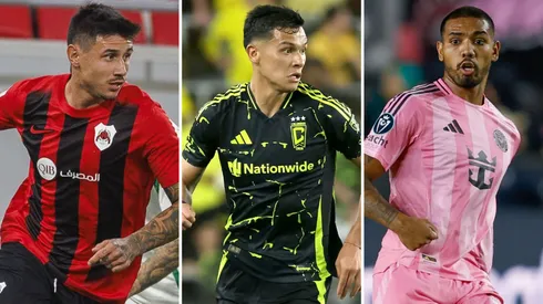 Los tres jugadores que finalizan su préstamo.