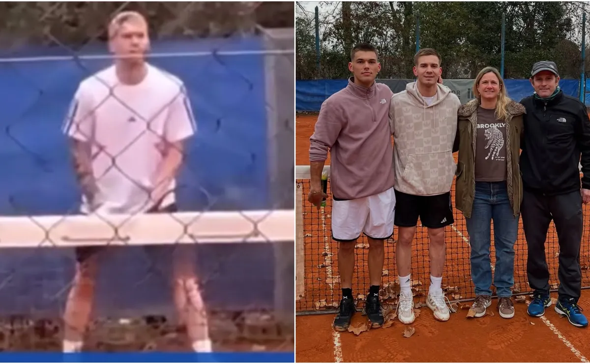 Franco Mastantuono estuvo en Azul y jugó al tenis antes de unirse al Real Madrid.