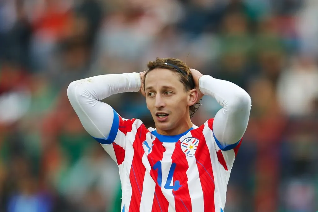 Galarza Fonda, jugador de la Selección de Paraguay.