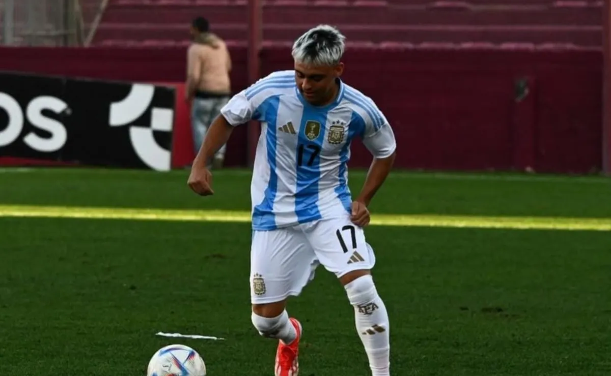 Alex Woiski suma 3 goles en la Selección Argentina Sub 20.