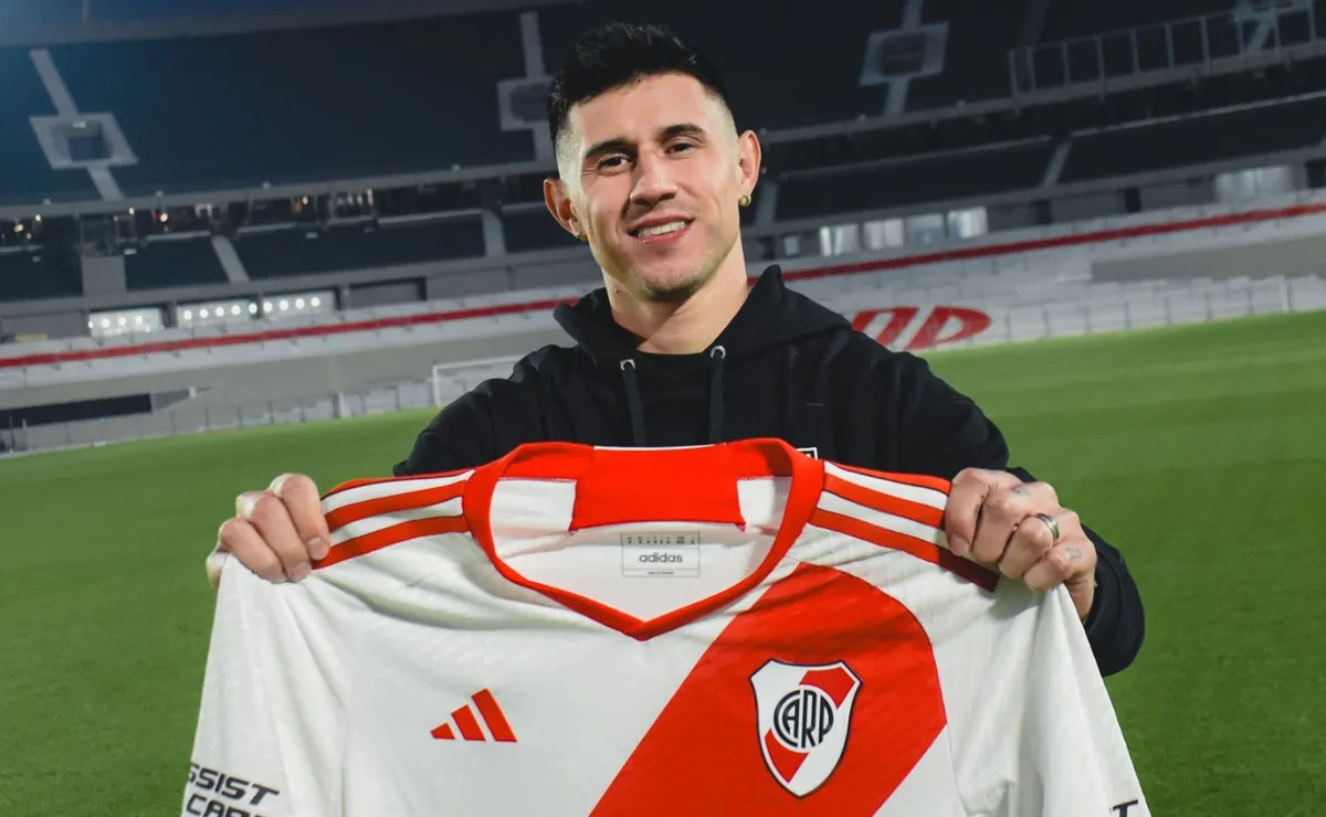 El mensaje del delantero al irse de River.