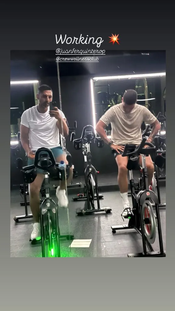 Juanfer Quintero trabaja a destajo junto al PF César Murillo. Su vuelta a River es un hecho.