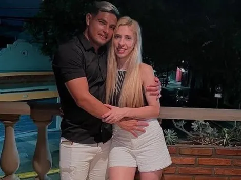 La pareja de Maxi Salas y un fuerte mensaje contra Racing: "No saliste del Tita ni sos hincha"
