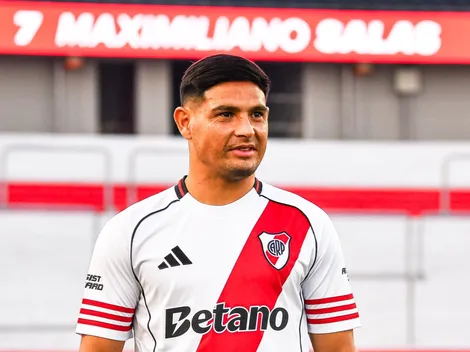 Qué dijo: Maxi Salas dio sus primeras palabras como jugador de River