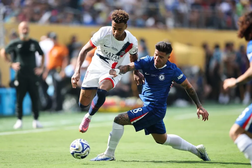 Enzo jugó 60 minutos en la final.