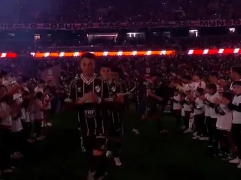 Video: River le hizo el pasillo de campeón a Platense en el Monumental