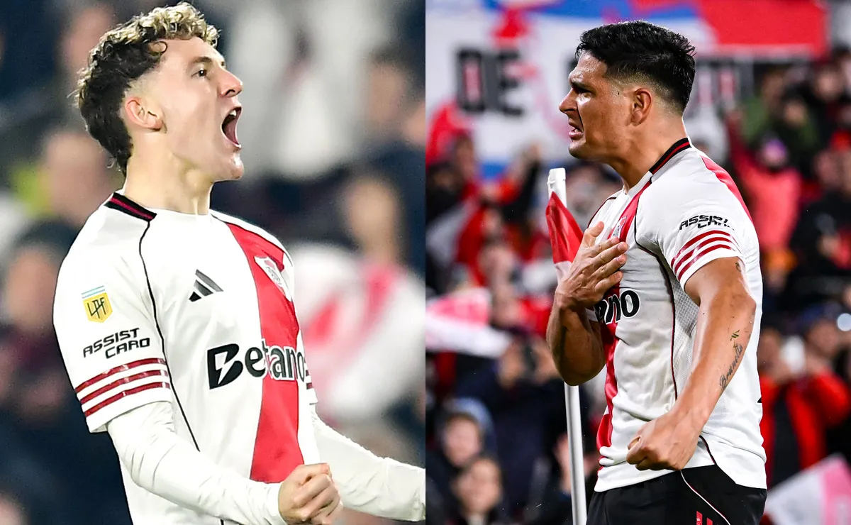 Los goles de River ante Platense.