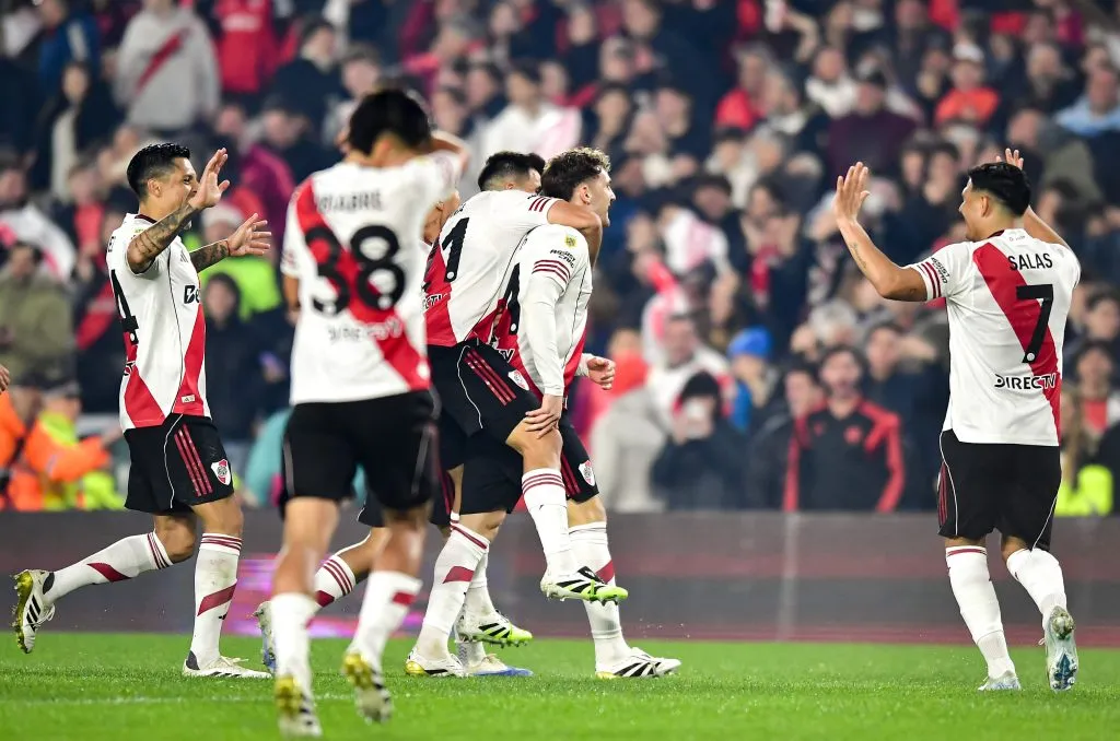 Colidio festeja el primer gol de la noche. (Getty)