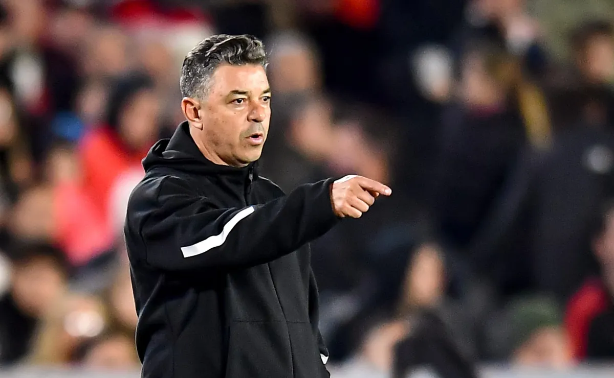Gallardo definió a los once frente a San Lorenzo.