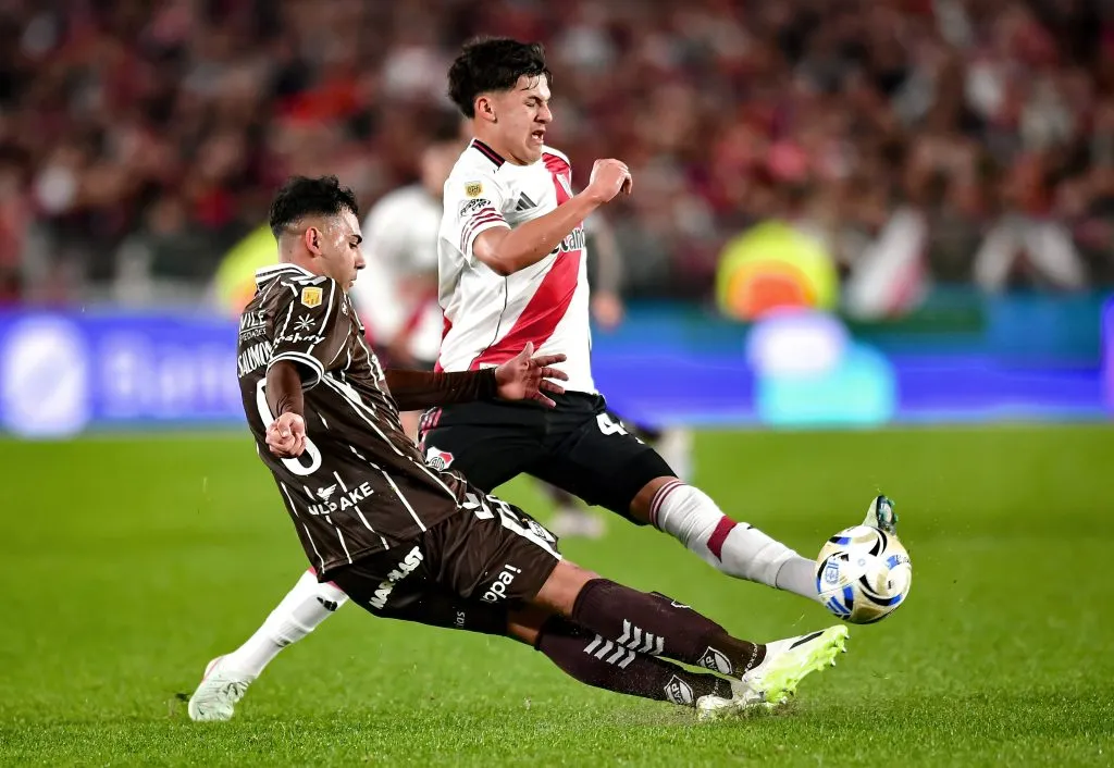 Juan Cruz Meza debutó en River.