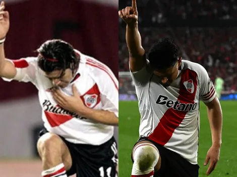 Marcelo Salas le devolvió la pared a Maxi: el posteo del ex goleador de River