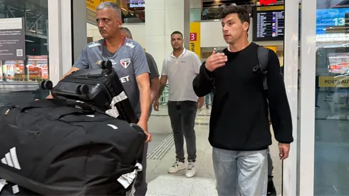 El chileno ya está en Brasil.