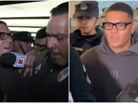 Juanfer Quintero llegó a la Argentina para firmar con River: sonrisa, revisión, contrato y la N°10