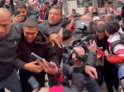 Locura en la revisión médica de Juanfer: se desbordó de hinchas