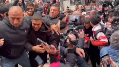 Locura en la revisión médica de Juanfer: se desbordó de hinchas