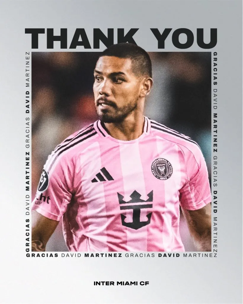 Hace unos días, Inter Miami despidió a Martínez. Javier Mascherano, DT del equipo, quería retenerlo.
